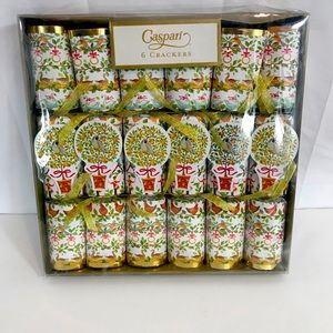 Caspari Holiday Crackers 6 Pack 12 Days Theme